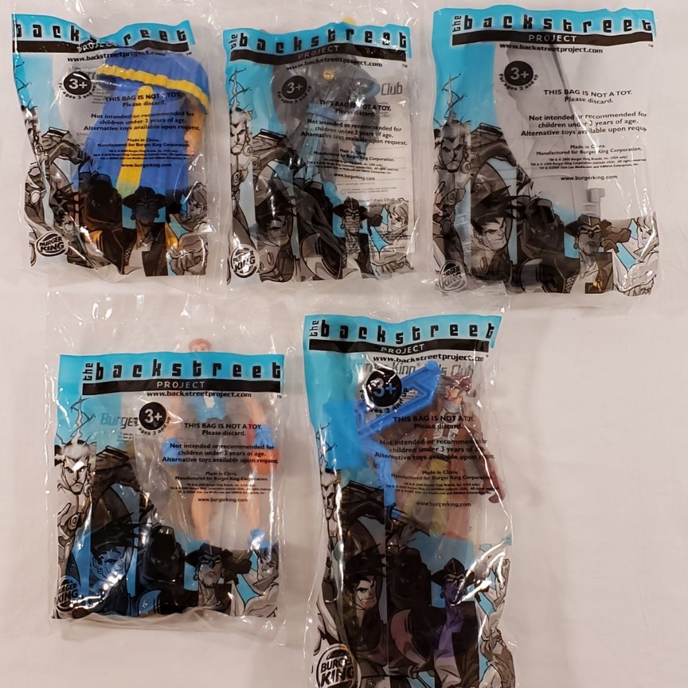 Backstreet Project Burger King Toys